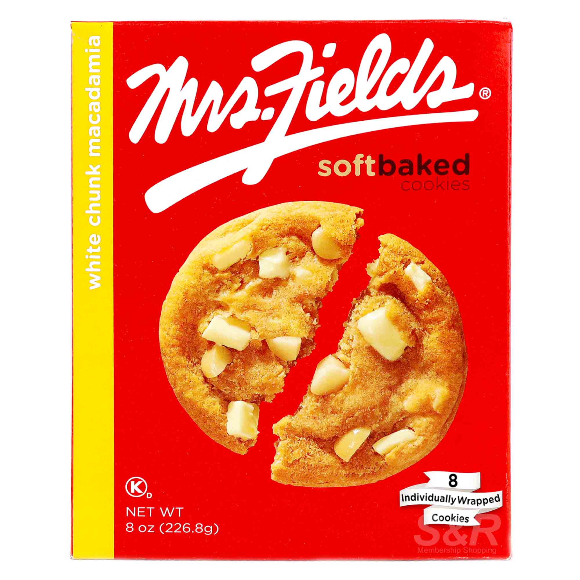 Mrs. Fields Soft Baked Cookies White Chunk Macadamia 226.8g